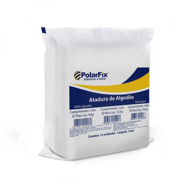 ATADURA DE ALGODAO ORTOPEDICO 20 CM X 1,0 M.-POLAR FIX