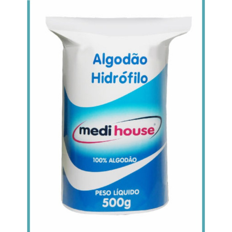 ALGODAO HIDROFILO 500 GR. EM ROLO - MEDI HOUSE