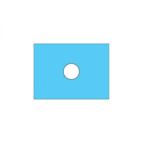 CAMPO CIRURGICO EST. EM NAO TECIDO 1.60 M X 2.20 M C/FEN. (L.I.A) - POLAR FIX -F08687